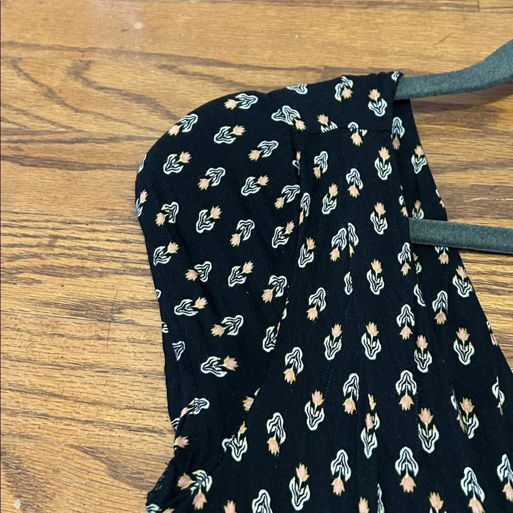 Urban Outfitters Malena Feminine Flare Low Cut Midi Dress - Picture 13 of 15